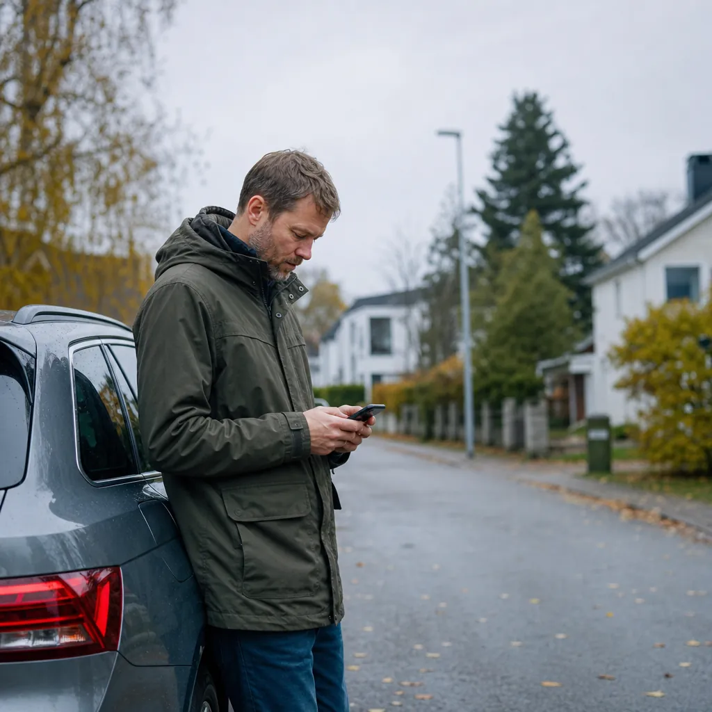 Škoda Superb Combi på landsväg