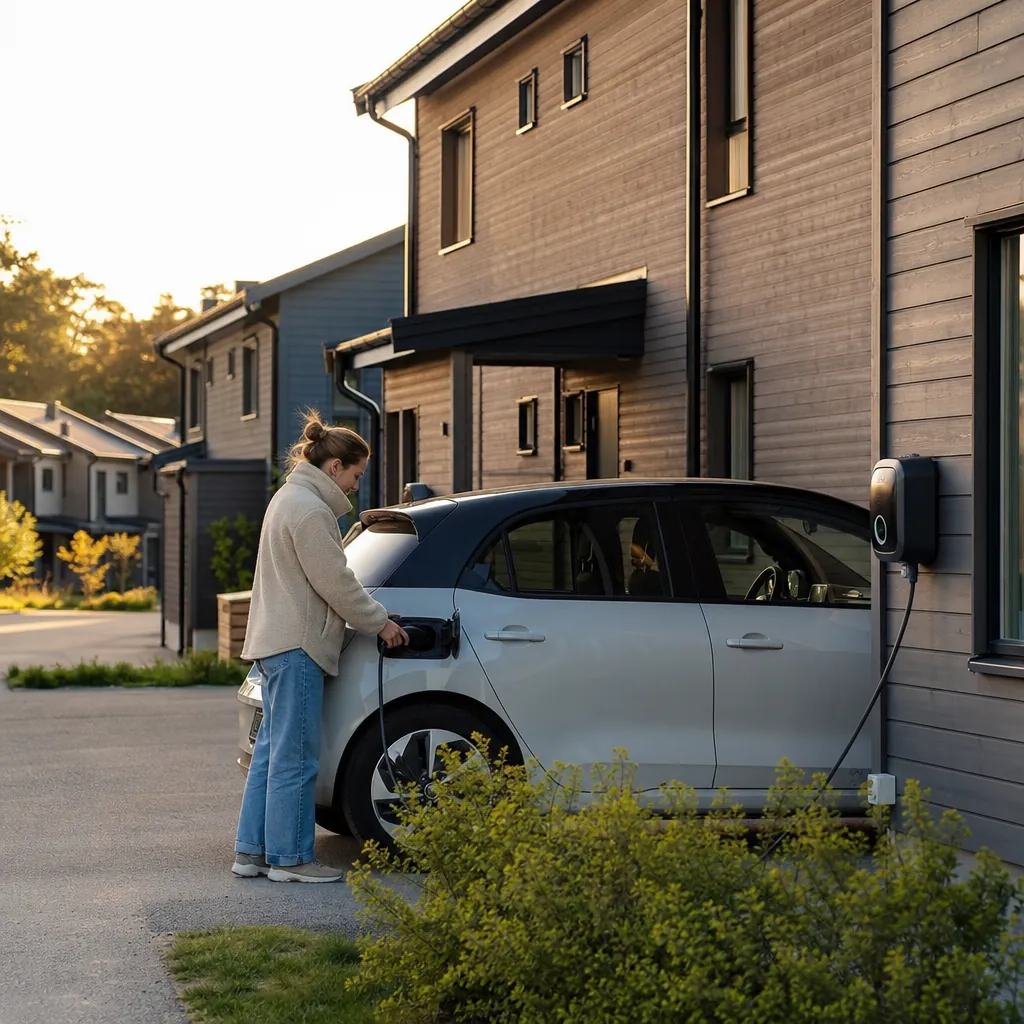Citroën C3 småbil parkerad i staden